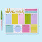 Weekly Planner Pad - "This Week" - Mallory - JCS Collab