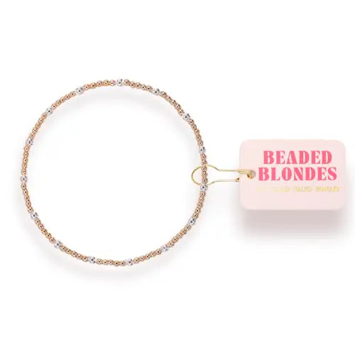 Beaded Blondes Dainty June Gold Bracelet