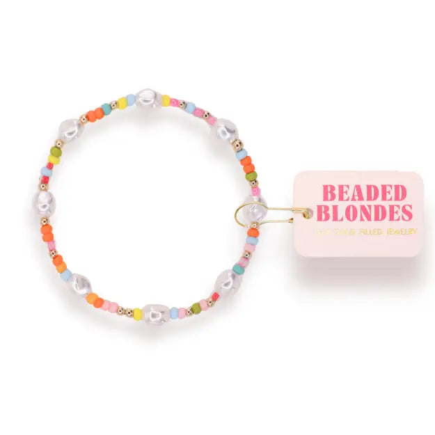 Beaded Blondes Snowcone Sprinkle Bracelet