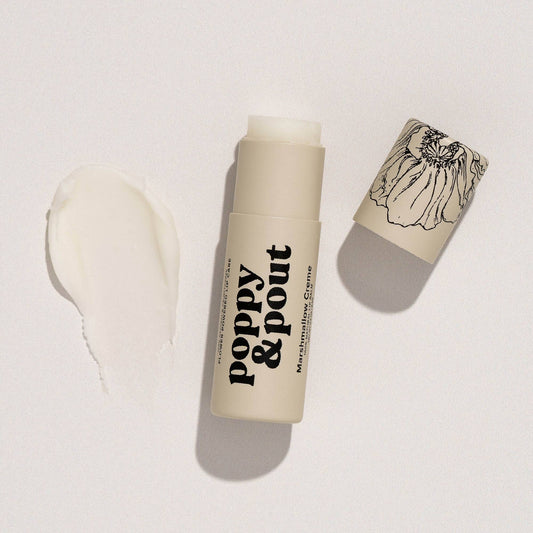 Poppy & Pout Lip Balm Marshmallow Creme