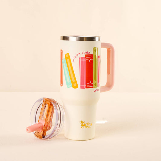 So Many Books Tumbler (40oz)