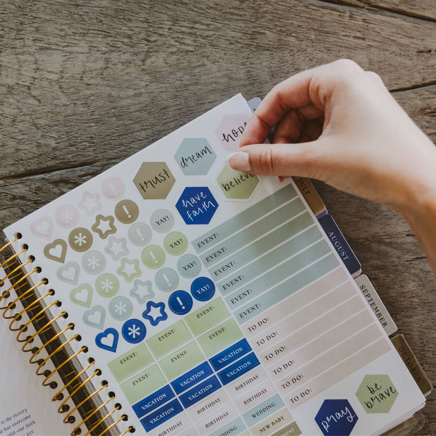 Walking with Jesus 18 Month Planner