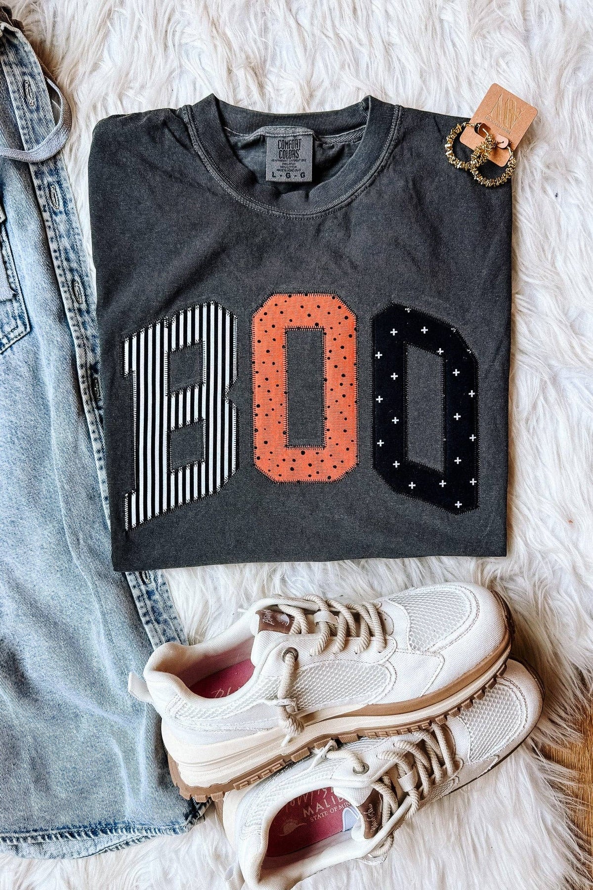 BOO Stitched Tee