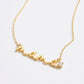 Mama Script Necklace