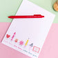 Watch Them Grow Notepad