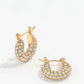 Small Diamond Hoops