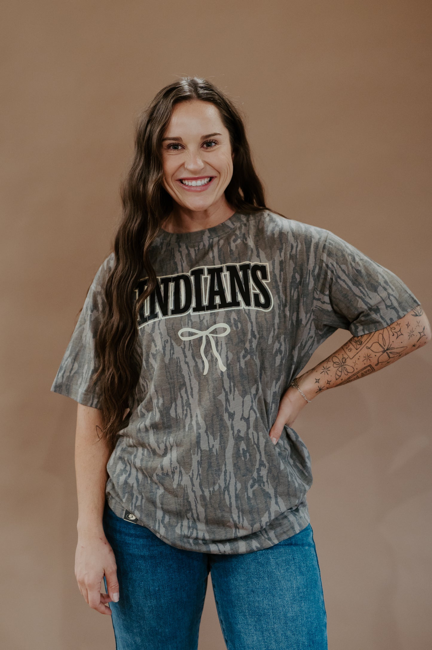 Camo “Indians” Tee